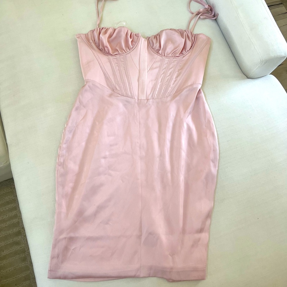 house of cb pink dress